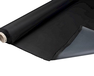 Nylon waterdichte stof, 150 cm, zwart 200 gr/m², 7oz
