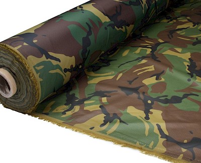 Camouflage stof, waterdicht, lichtgewicht nylon stof ripstop 150 cm, 80 gr/m²