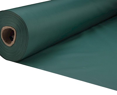 Brandwerende stof, polyester, waterdicht, UV bestendig, vlamvertragend, groen, 265 gr/m², 155 cm